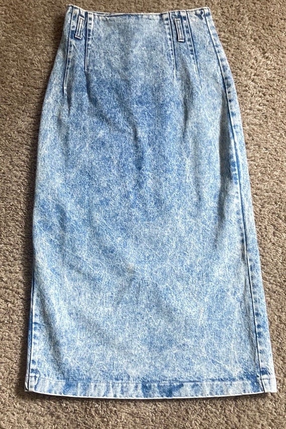 Denim salopette skirt - Gem