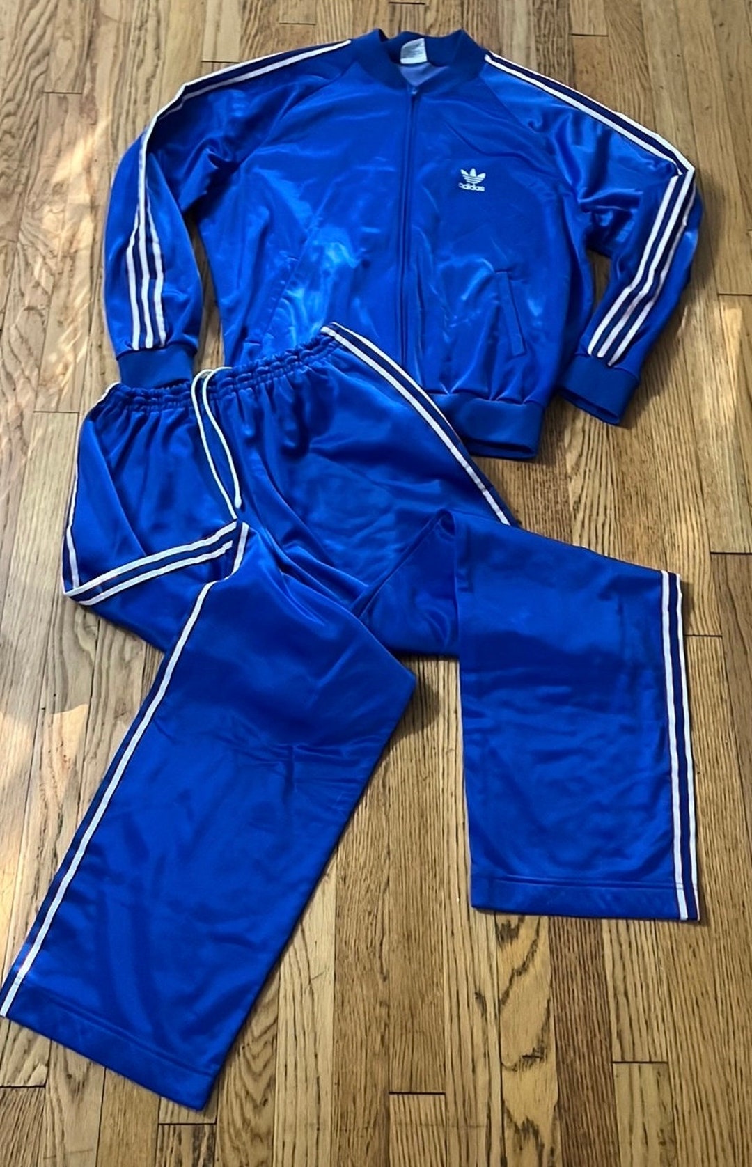 Adidas ATP Keyrolan Sz XL Royal Blue Track Suit vintage vintage Adidas Adidas Tracksuit 80s adidas Tracksuit vintage Adidas sports Etsy