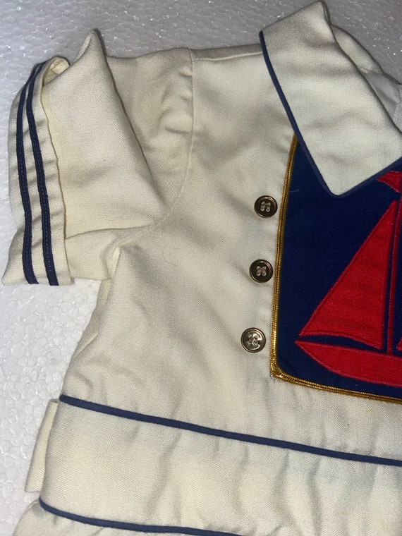 Vintage Boys Nautical Romper,vintage boy,jon jons… - image 3