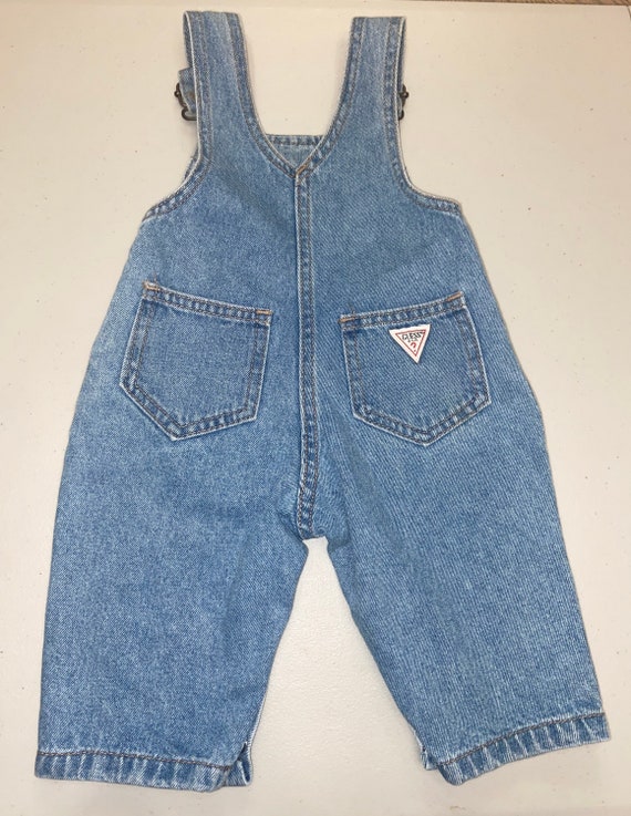 Vintage Guess Denim Overalls,infant overalls,over… - image 2