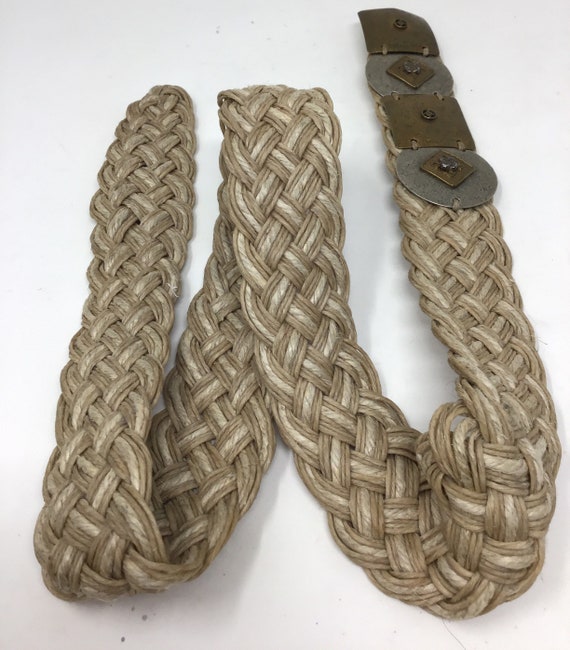 Vintage Medallion Rope Belt,Vintage belt,medallio… - image 3