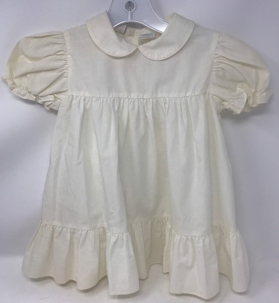 Vintage 70s pinafore toddler dress,toddler dress,… - image 7