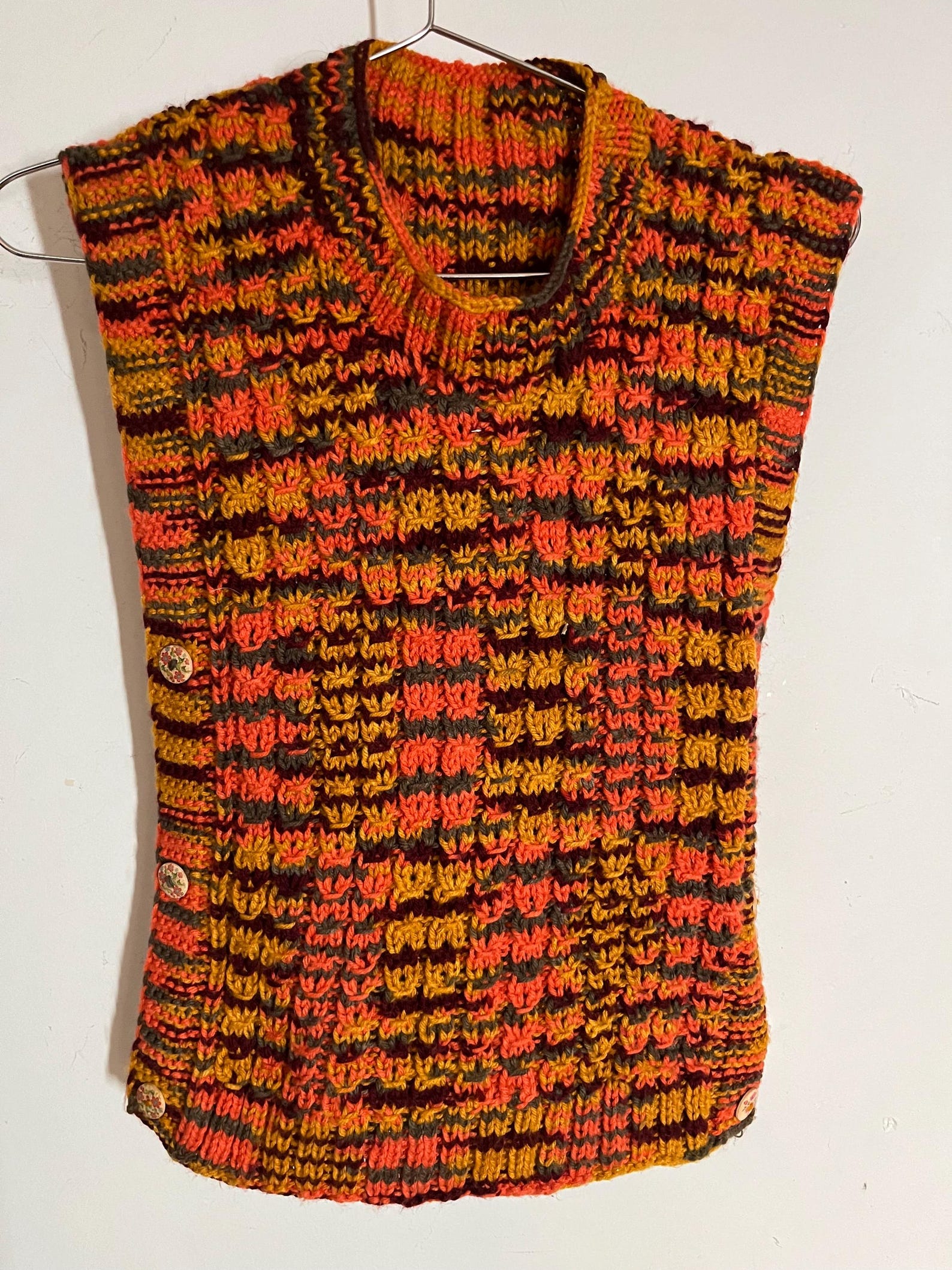 Vintage Handmade Knit Vest