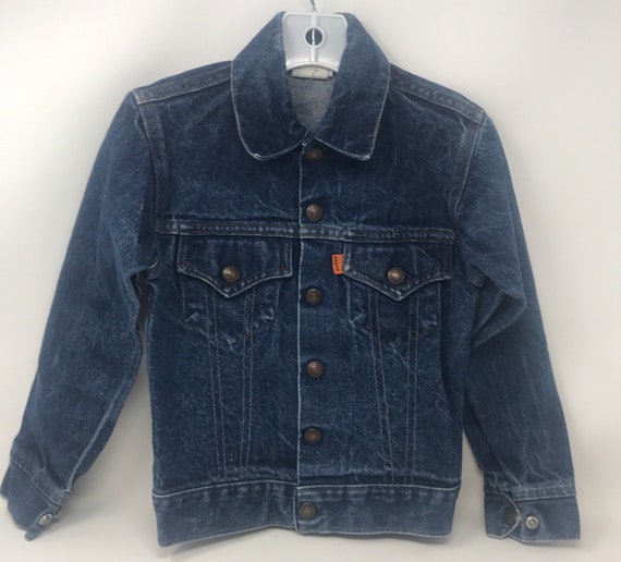 Vintage kids sz 7,Levi’s  jacket, orange tab, a l… - image 1