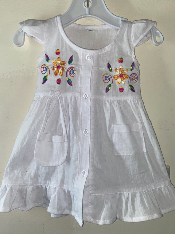 Vintage Embroidered Dress,infant dress,embroidered