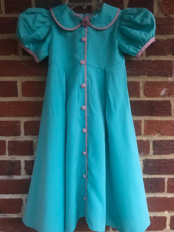 Vintage 60s little girls dress, vintage dress, ho… - image 1