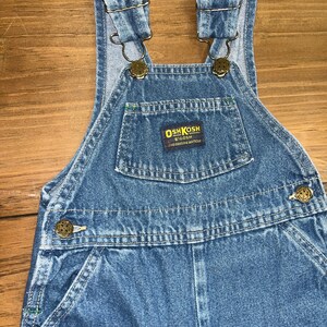 Vintage Oshkosh Denim Overalls 18M