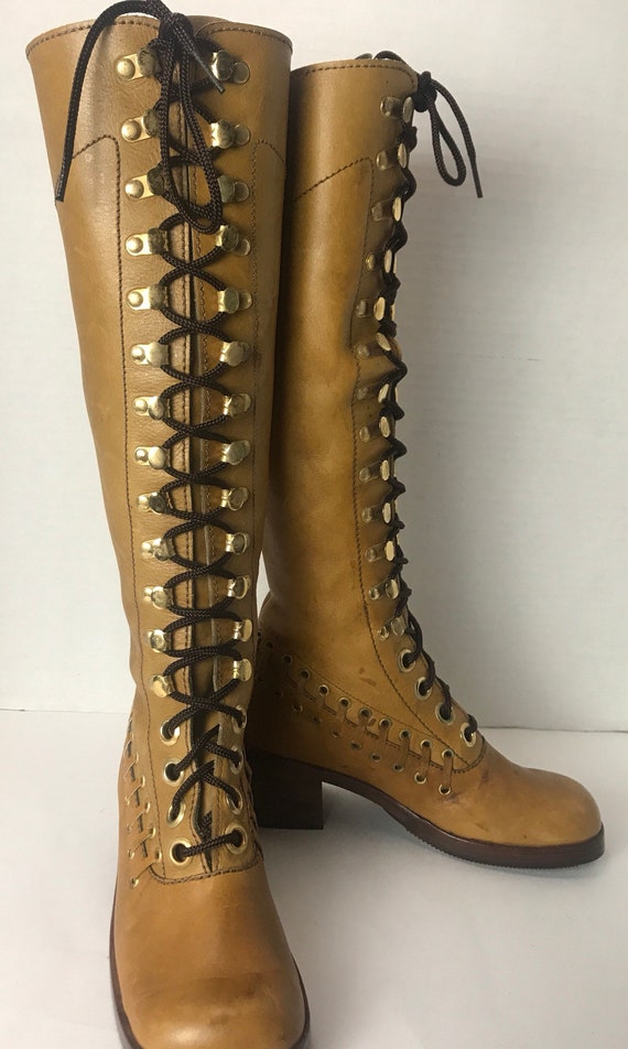vintage lace boots