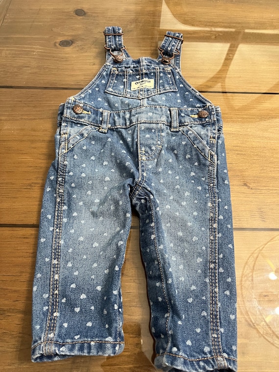 Oshkosh Overalls,infant overalls,denim,Denim over… - image 1