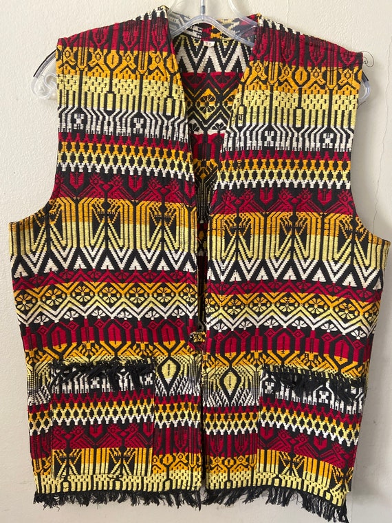 Ethnic Vest,vest,vintage vest, handmade,handcraft… - image 1