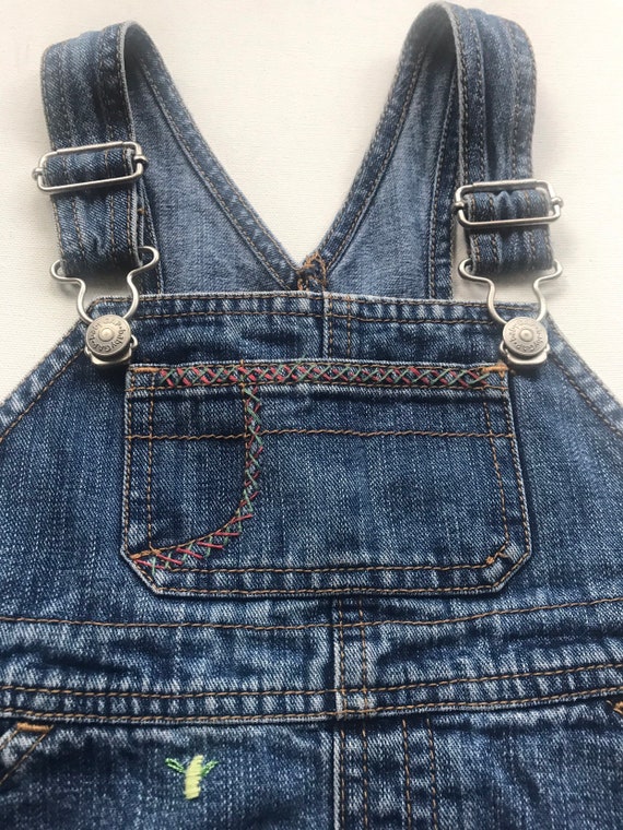 Vintage Gap denim 2 yrs embroidered jean jumper ,… - image 2