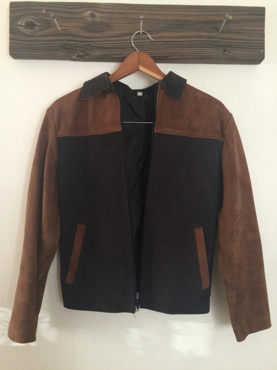 Vintage biker jacket, leather motorcycle jacket, … - image 5