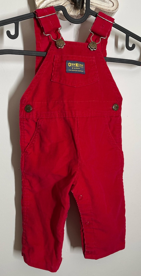 Vintage Oshkosh corduroy infant overalls,Oshkosh U