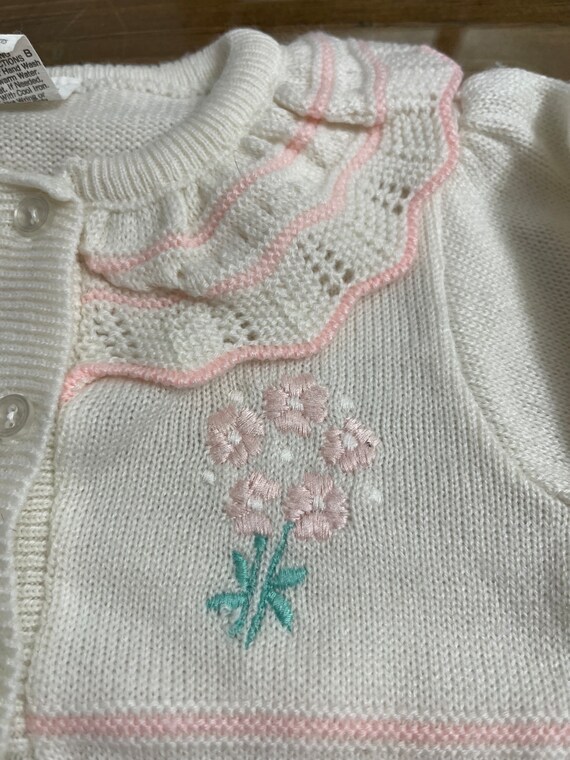 Vintage Girls Toddler Acrylic Sweater,vintage swe… - image 4