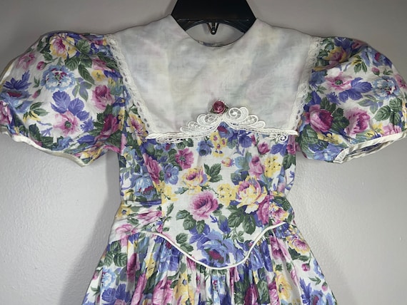 Girls dress,made in Guatemala,girls, floral dress… - image 2