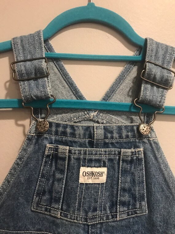 Oshkosh vestbak  girls sz 5 jean jumper - image 2