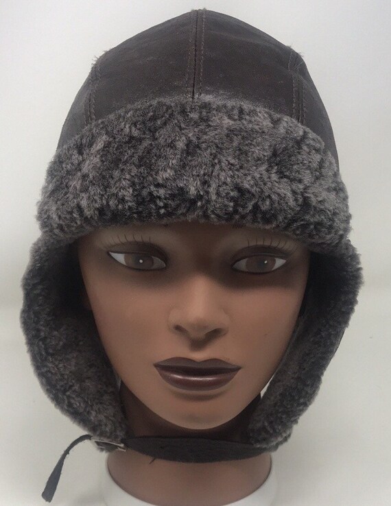 Aviator Cap,B-52 Aviator Cap,pilots cap,shearling… - image 8