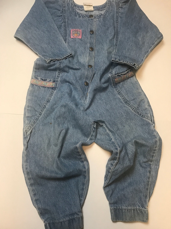 Levis Little Levis vintage denim 4T overalls,Levi… - image 1