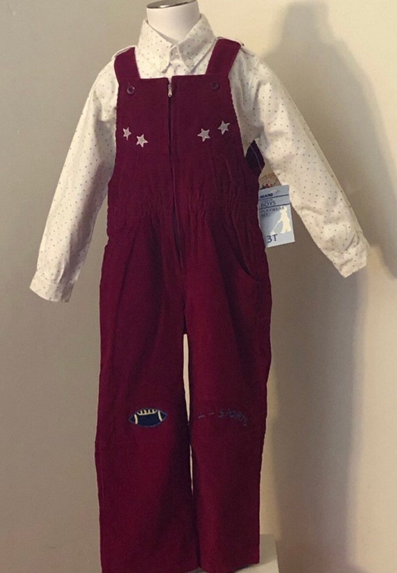 Vintage Sears Toddler Overalls Shirt Set,Nea w/ta… - image 1