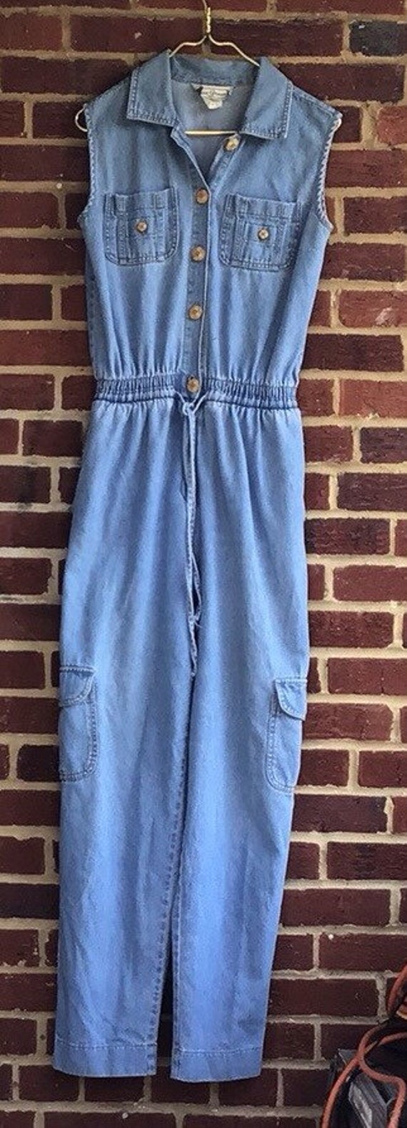 Saint Germain Paris Denim Jumpsuit, denim jumpsuit