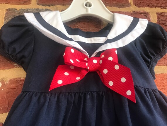 Vintage Girls Dress,Toddler Dress,Dress,nautical … - image 3