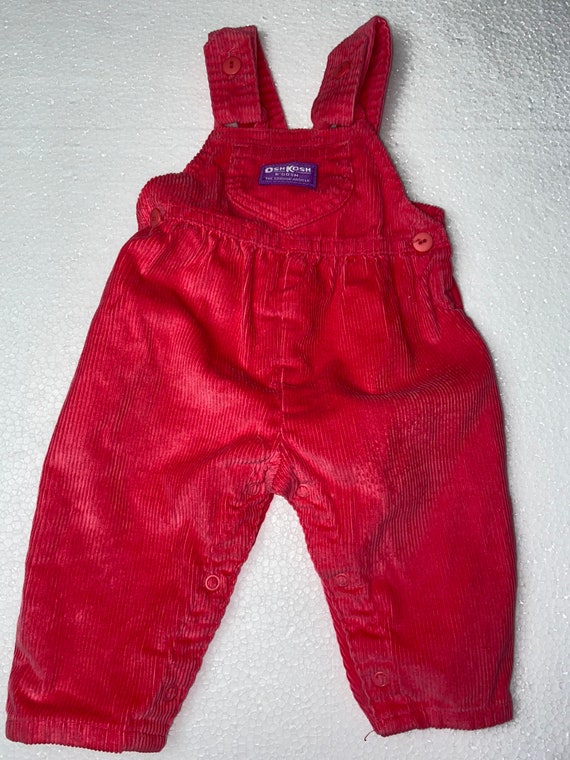 Vintage Oshkosh corduroy infant overalls ,Oshkosh 