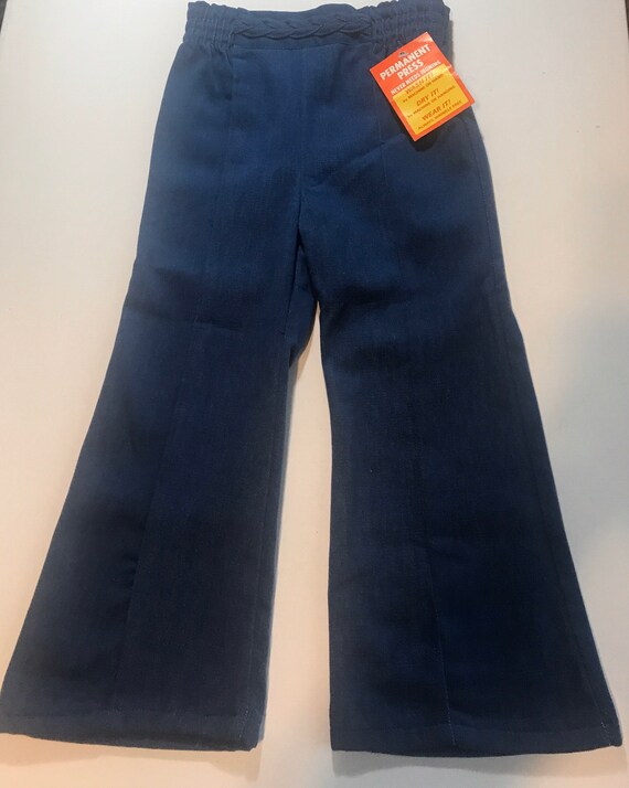 Vintage 70s denim jeans,vintage toddler jeans, Vi… - image 1