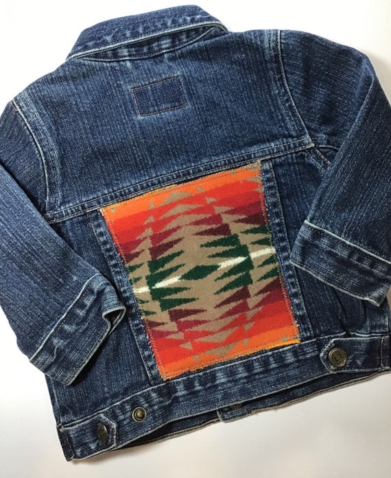 vintage denim jacket jean - Gem