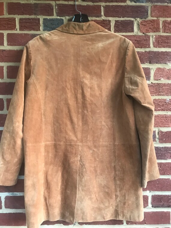 Manteau Vintage En Cuir Véritable Vinci House By Marco Italia - Taille XL - Doublure Viscose - Très Bon État