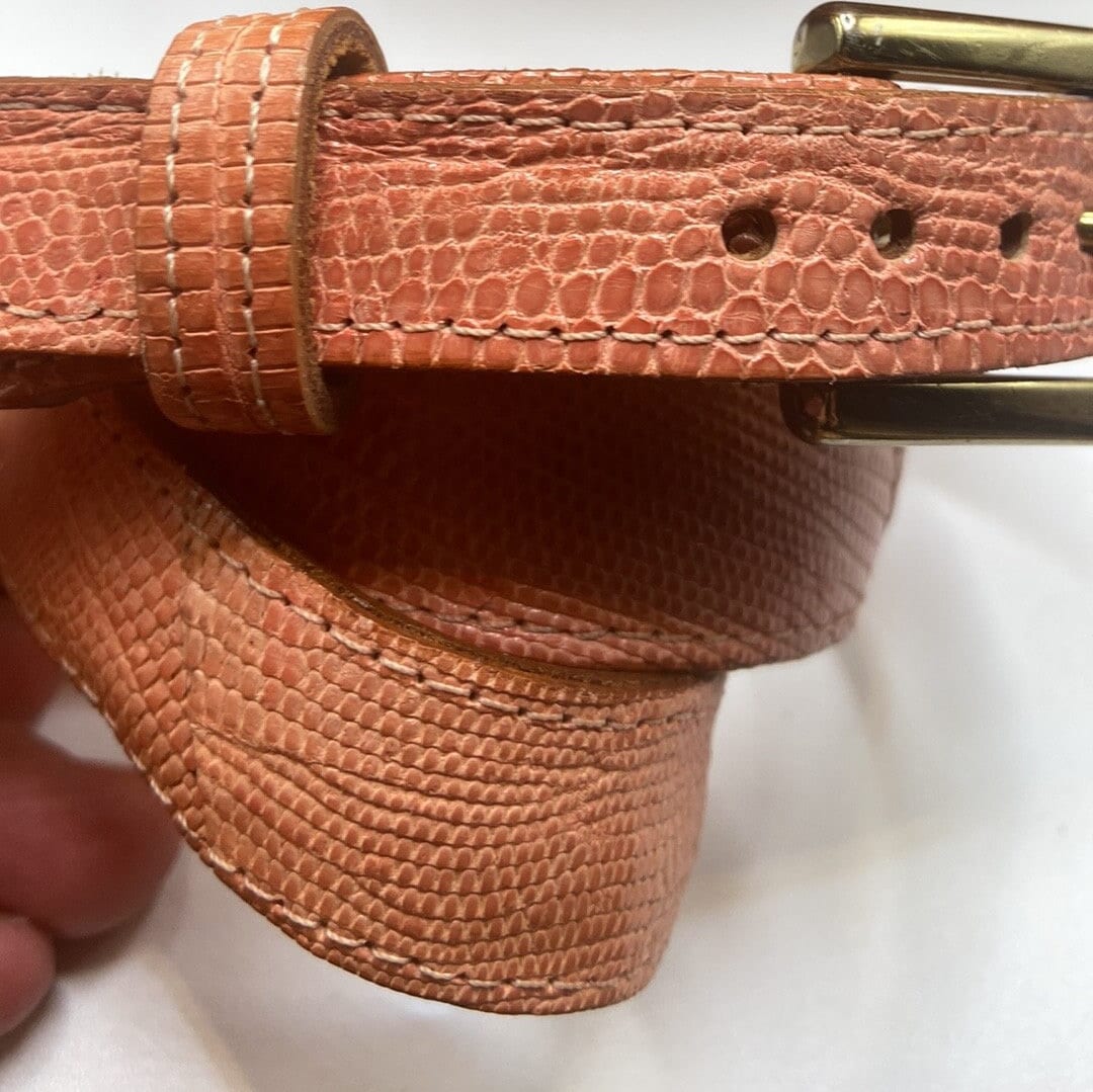 Vintage Lizard Belt,lizard Belt,justin Belt,vintage Womans Belt,womans Justin Belt,vintage
