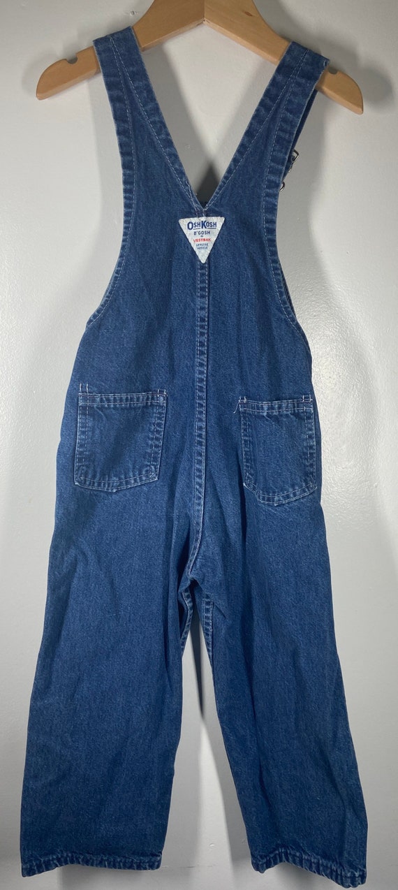 Vintage Oshkosh denim jean overalls, Vintage,vint… - image 6