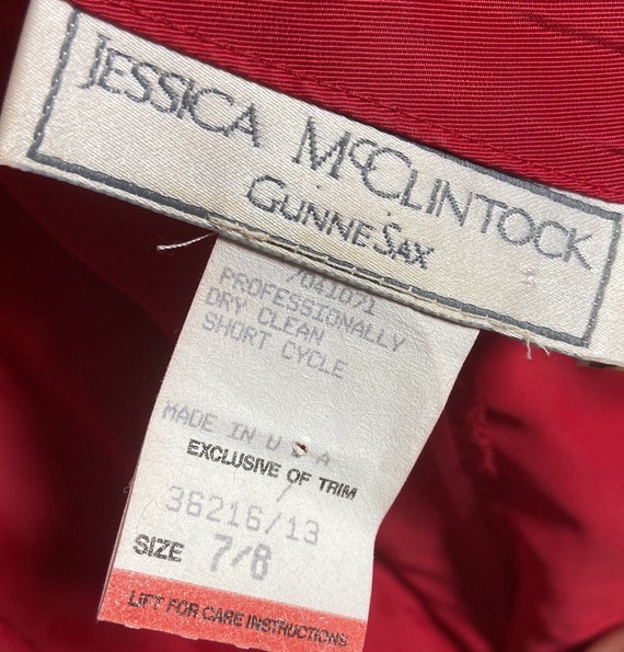 Vintage Gunne Sax Jessica McClintock holiday dres… - image 9