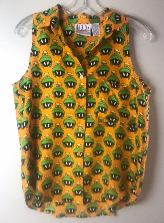 Vintage 1993 Martin Martian 100%Silk Sleeveless b… - image 1