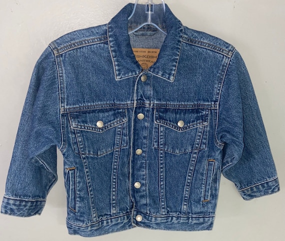 Vintage Oshkosh denim Jean jacket, vintage,vintag… - image 1