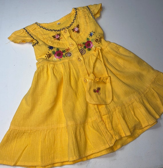 Vintage Embroidered Infant Dress, vintage dress,i… - image 1