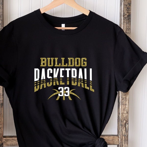 Personalized Basketball Shirt, Custom Basketball Shirt, Basketball Team Mascot Shirt, School Spirit Shirt