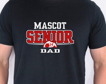 Customized Senior Soccer Dad T-shirt, Personalized Soccer Dad Shirt, Senior Night Shirt,  Custom Senior Shirt, Team Spirit Wear