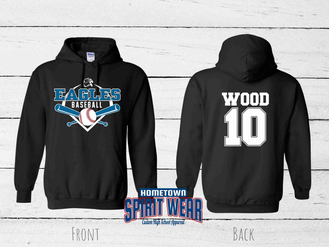 Personalized Baseball Hoodie, Baseball Mom Hoodie, Baseball Dad Hoodie