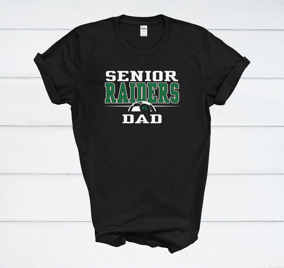 Customized Senior Soccer Dad Tshirt Personalized Soccer Dad Etsy
