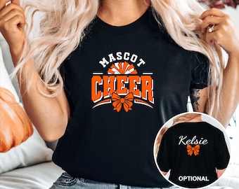Cheer Mom Shirt, Custom Cheer Mom, Personalized Cheer Mom, Cheer Mom Gift, Custom Team Name, Custom Cheer Mama, Cheer Mom Spirit Jersey