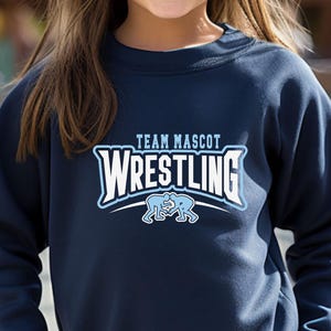 Custom Wrestling Sweatshirt or Hoodie Personalized kids Wrestling Sweatshirt Hoodie, Team Wrestling Hoodies, Youth Wrestling Sweatshirt