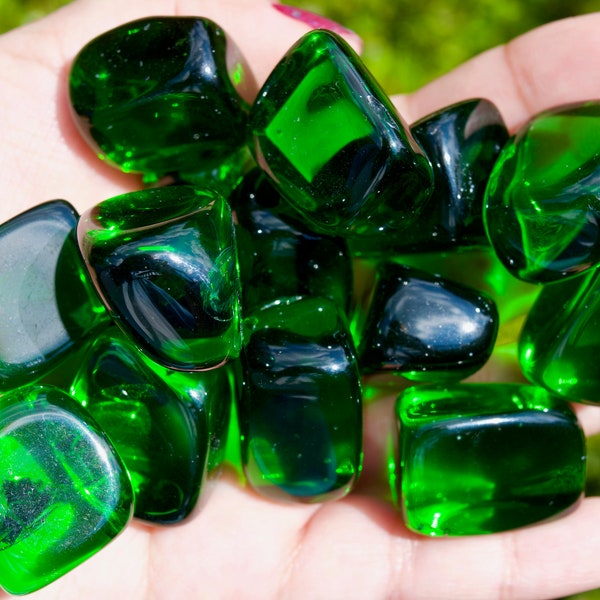Green Obsidian Tumbled Stone