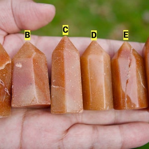 Mini Peach Aventurine Tower | Crystal Affirmation: I am open to new possibilities and opportunities