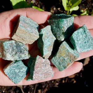 Small Raw Fuchsite Crystals