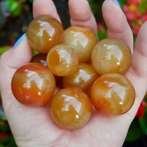 Mini Carnelian Sphere | Multiple Size Available