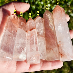 Red Hematoid Quartz Tower