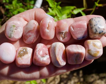 One Tumbled Pink Opal TPO1