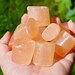 Large Orange Selenite Tumbled Stone