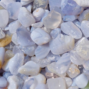 Blue Lace Agate Chips 1 oz( 28g)