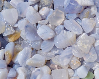 Blue Lace Agate Chips 1 oz( 28g)